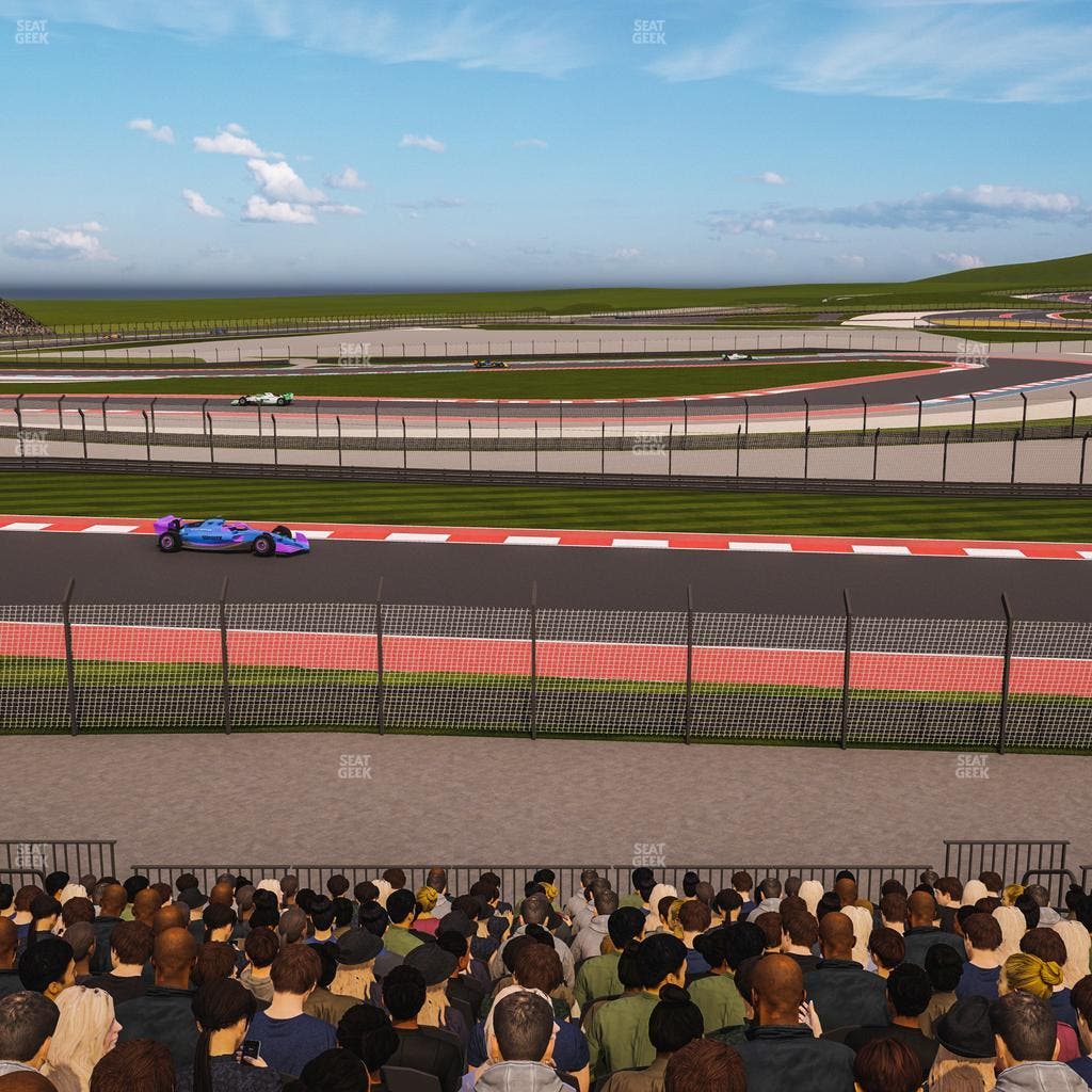 Circuit of The Americas - Section Turn 15 Grandstand 23 Seat View