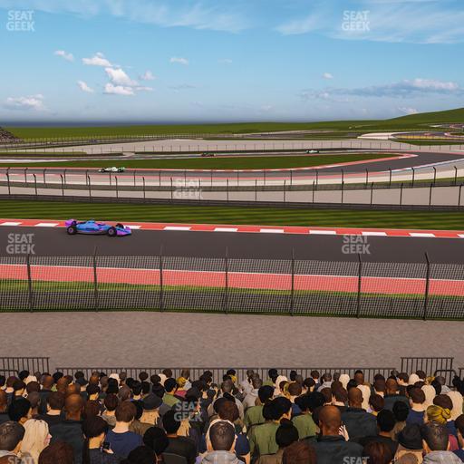 Circuit of The Americas - Section Turn 15 Grandstand 23 Seat View