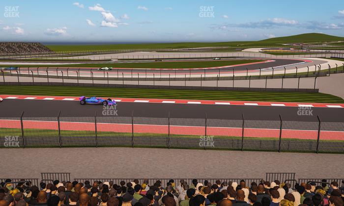 Circuit of The Americas - Section Turn 15 Grandstand 23 Seat View