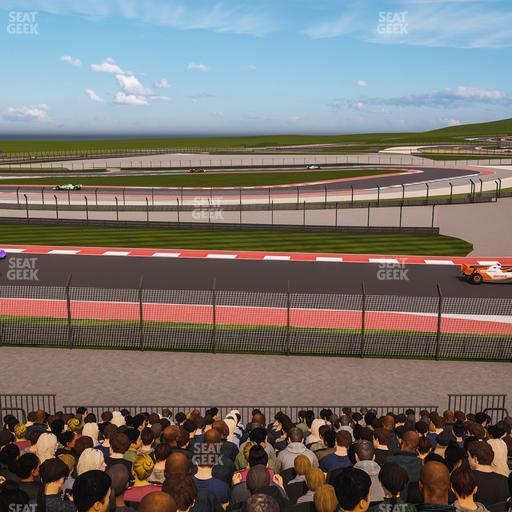 Circuit of The Americas - Section Turn 15 Grandstand 24 Seat View