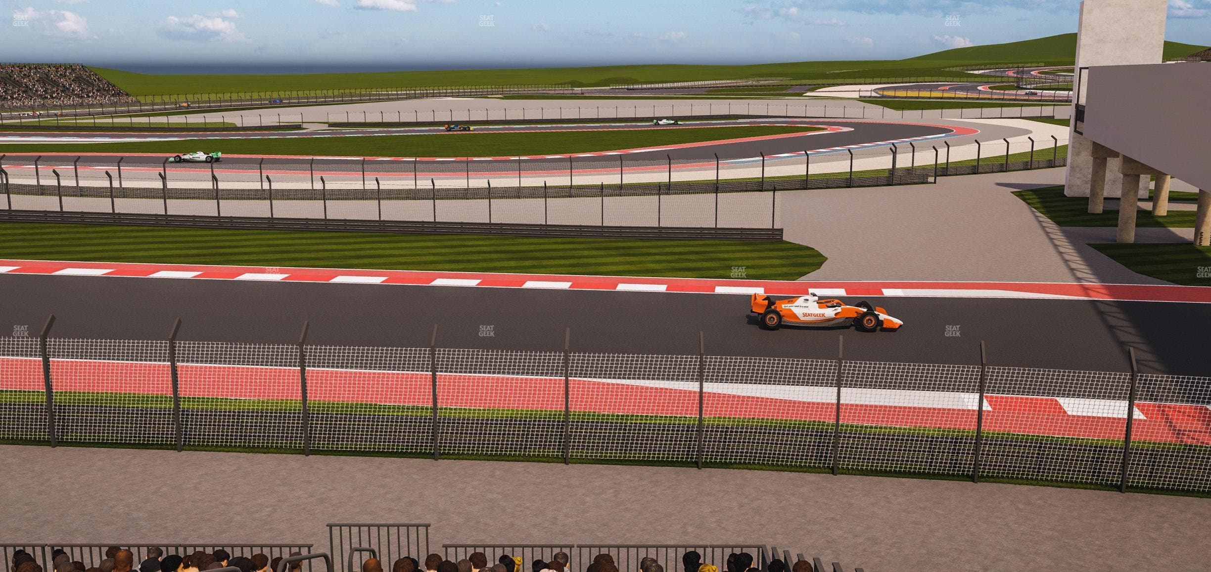 Circuit of The Americas - Section Turn 15 Grandstand 25 Seat View