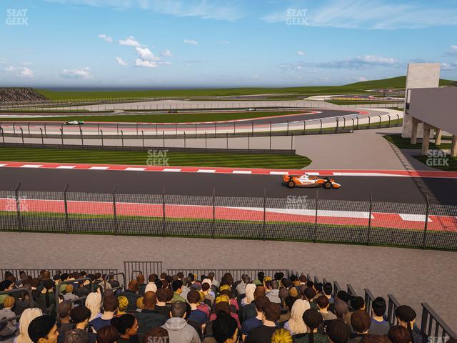 Circuit of The Americas - Section Turn 15 Grandstand 25 Seat View