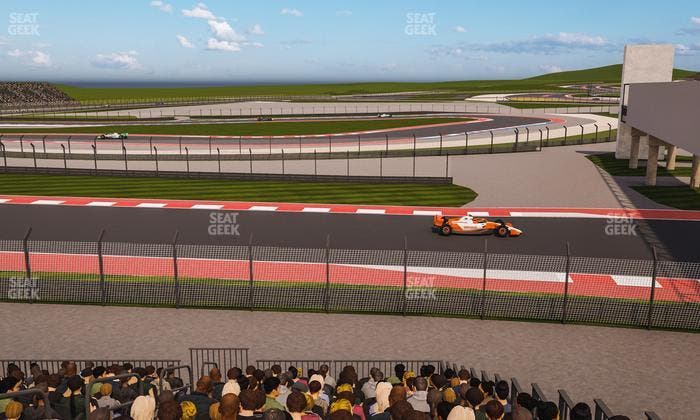 Circuit of The Americas - Section Turn 15 Grandstand 25 Seat View