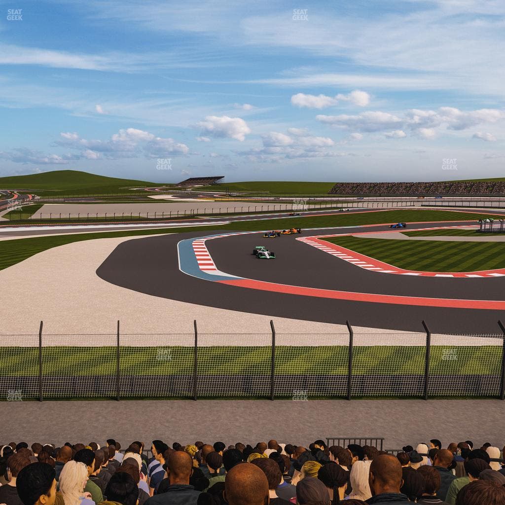 Circuit of The Americas - Section Turn 15 Grandstand 3 Seat View