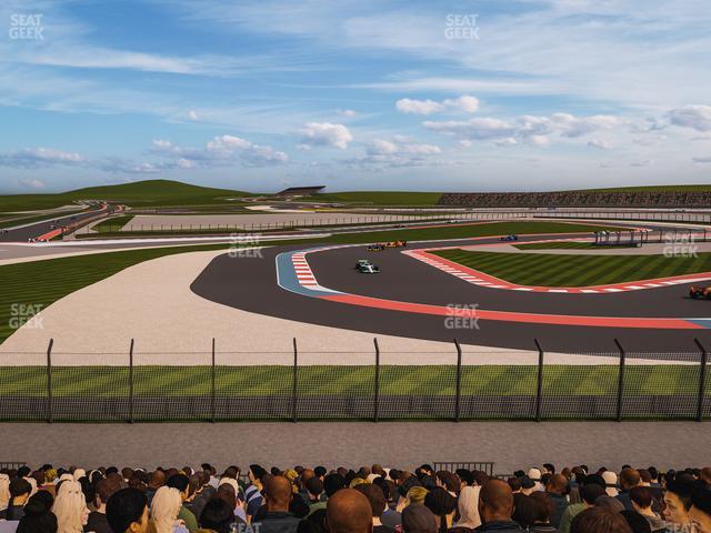 Circuit of The Americas - Section Turn 15 Grandstand 3 Seat View