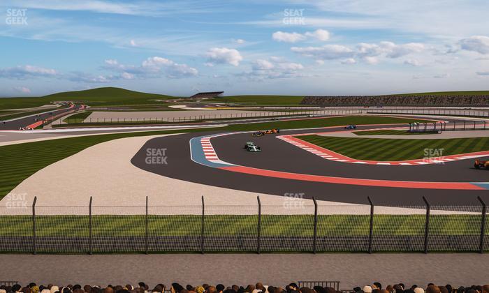 Circuit of The Americas - Section Turn 15 Grandstand 3 Seat View