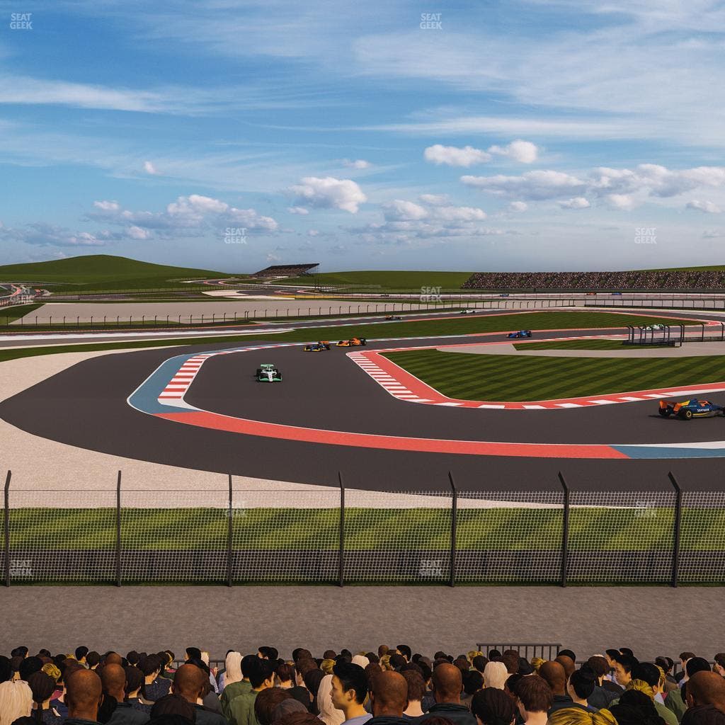 Circuit of The Americas - Section Turn 15 Grandstand 4 Seat View