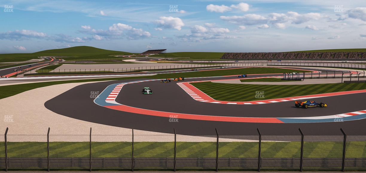 Circuit of The Americas - Section Turn 15 Grandstand 4 Seat View