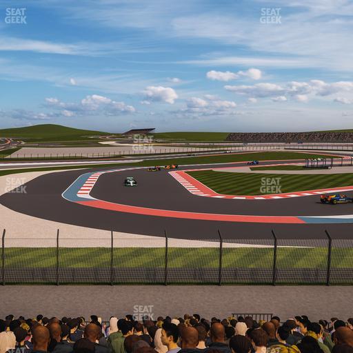 Circuit of The Americas - Section Turn 15 Grandstand 4 Seat View