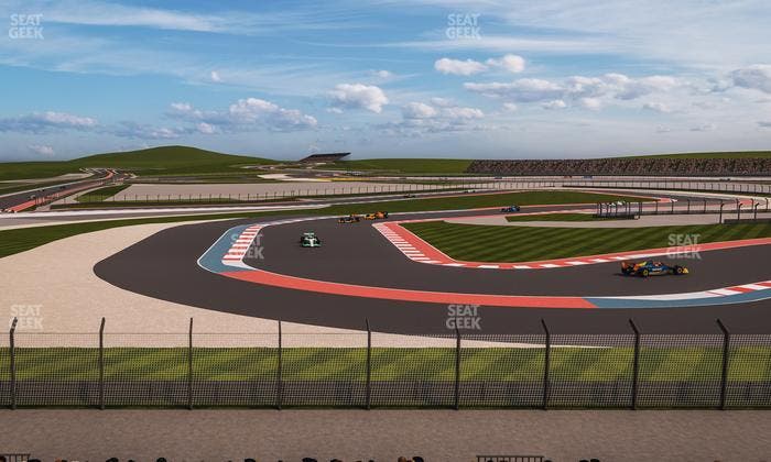 Circuit of The Americas - Section Turn 15 Grandstand 4 Seat View