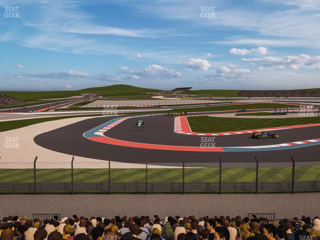 Circuit of The Americas - Section Turn 15 Grandstand 5 Seat View