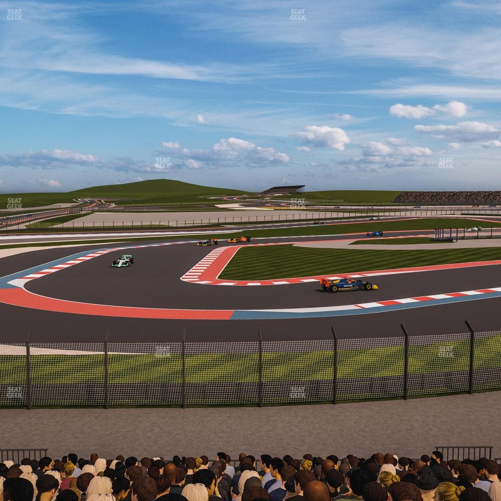 Circuit of The Americas - Section Turn 15 Grandstand 6 Seat View
