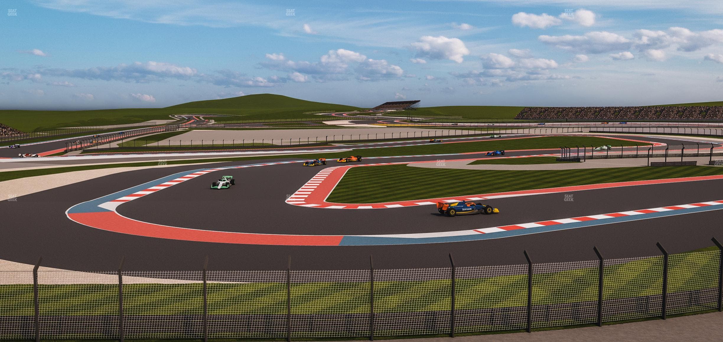 Circuit of The Americas - Section Turn 15 Grandstand 6 Seat View