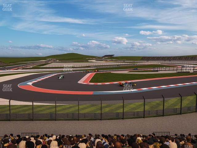 Circuit of The Americas - Section Turn 15 Grandstand 6 Seat View