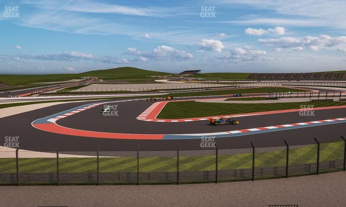 Circuit of The Americas - Section Turn 15 Grandstand 6 Seat View