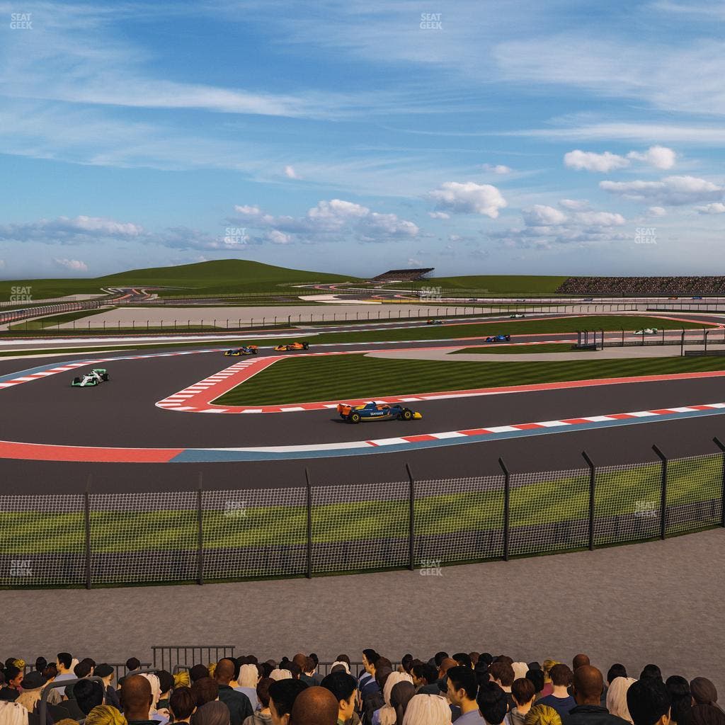 Circuit of The Americas - Section Turn 15 Grandstand 7 Seat View