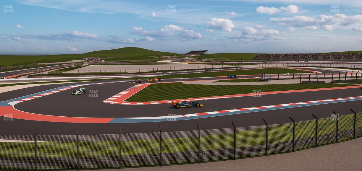Circuit of The Americas - Section Turn 15 Grandstand 7 Seat View