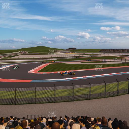Circuit of The Americas - Section Turn 15 Grandstand 7 Seat View