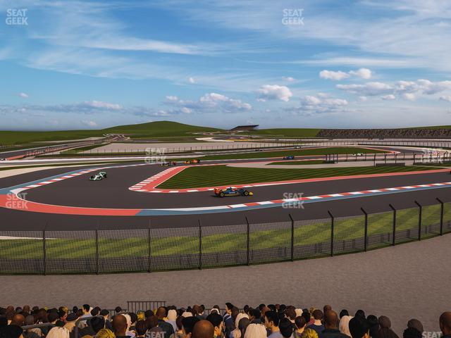 Circuit of The Americas - Section Turn 15 Grandstand 7 Seat View