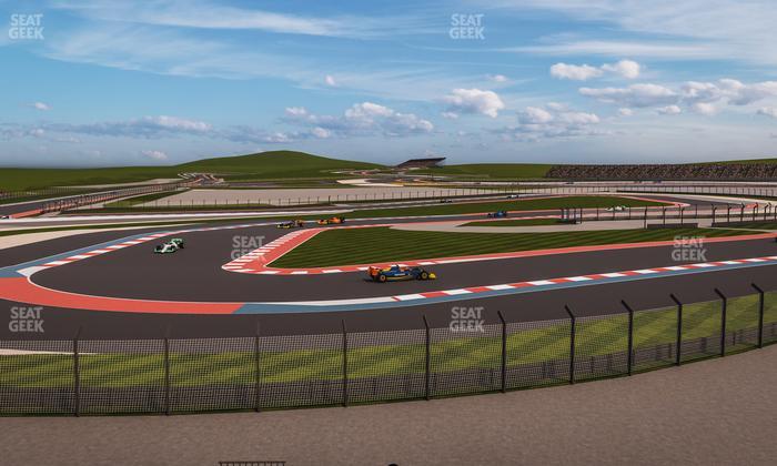 Circuit of The Americas - Section Turn 15 Grandstand 7 Seat View