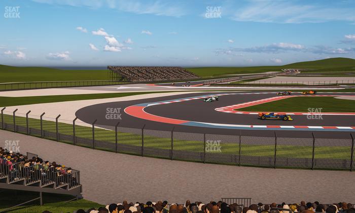 Circuit of The Americas - Section Turn 15 Grandstand 8 Seat View