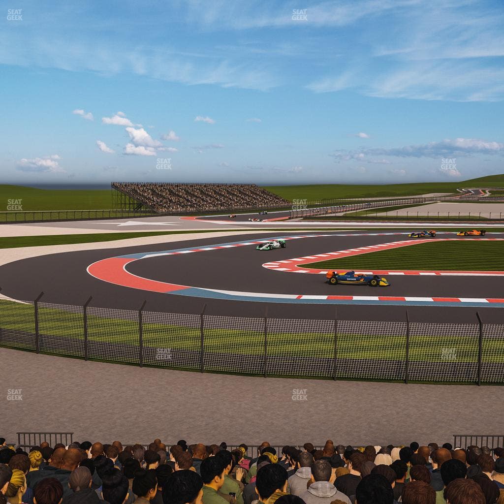 Circuit of The Americas - Section Turn 15 Grandstand 9 Seat View