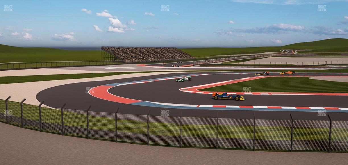 Circuit of The Americas - Section Turn 15 Grandstand 9 Seat View