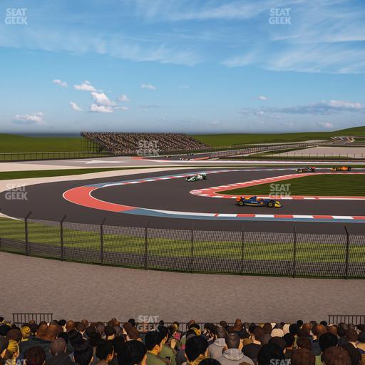 Circuit of The Americas - Section Turn 15 Grandstand 9 Seat View