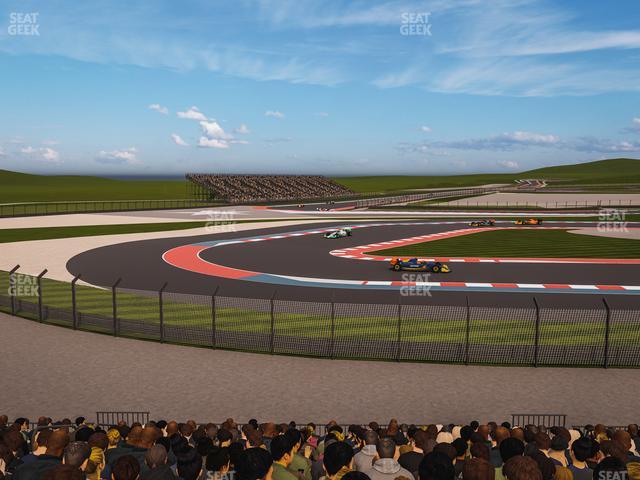 Circuit of The Americas - Section Turn 15 Grandstand 9 Seat View