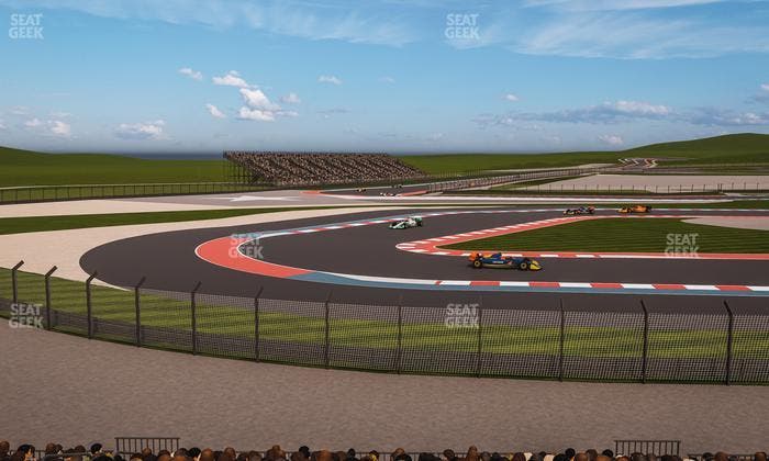 Circuit of The Americas - Section Turn 15 Grandstand 9 Seat View