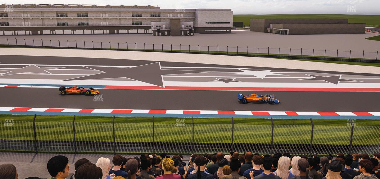 Circuit of The Americas - Section Turn 19 Bleachers 1 Seat View