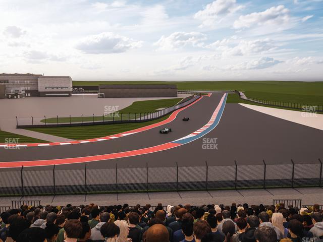 Circuit of The Americas - Section Turn 19 Bleachers 10 Seat View