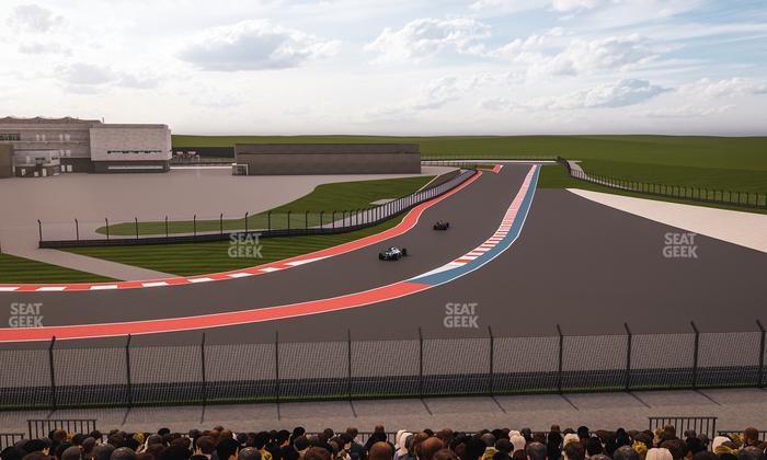 Circuit of The Americas - Section Turn 19 Bleachers 10 Seat View