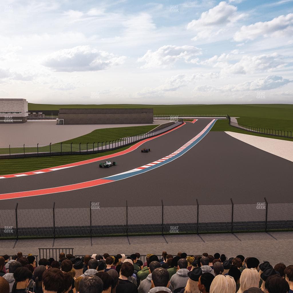 Circuit of The Americas - Section Turn 19 Bleachers 12 Seat View