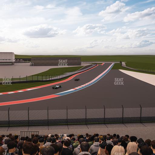 Circuit of The Americas - Section Turn 19 Bleachers 12 Seat View