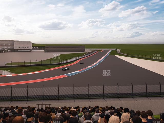 Circuit of The Americas - Section Turn 19 Bleachers 12 Seat View