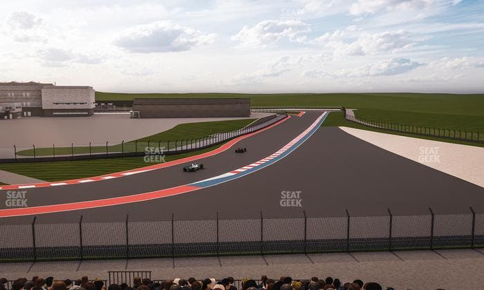 Circuit of The Americas - Section Turn 19 Bleachers 12 Seat View