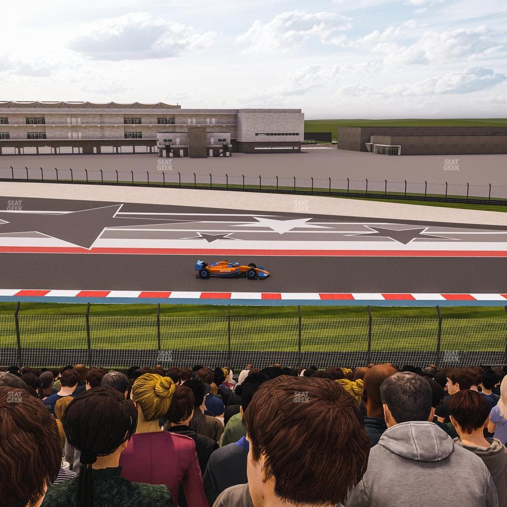Circuit of The Americas - Section Turn 19 Bleachers 2 Seat View