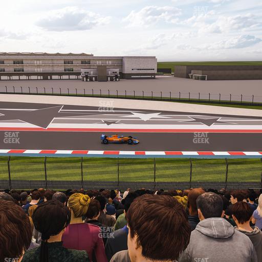 Circuit of The Americas - Section Turn 19 Bleachers 2 Seat View