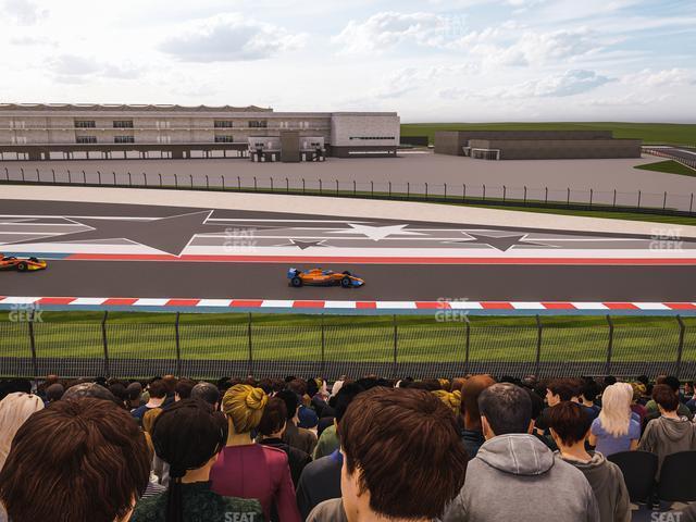 Circuit of The Americas - Section Turn 19 Bleachers 2 Seat View