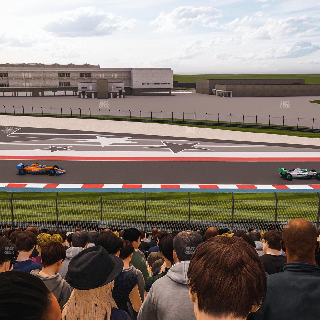 Circuit of The Americas - Section Turn 19 Bleachers 3 Seat View
