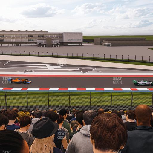 Circuit of The Americas - Section Turn 19 Bleachers 3 Seat View