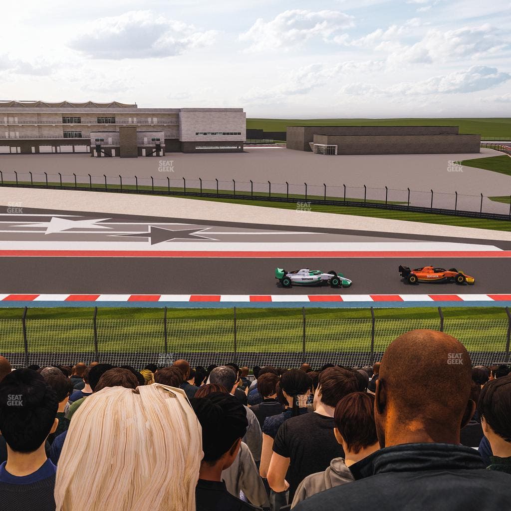Circuit of The Americas - Section Turn 19 Bleachers 4 Seat View