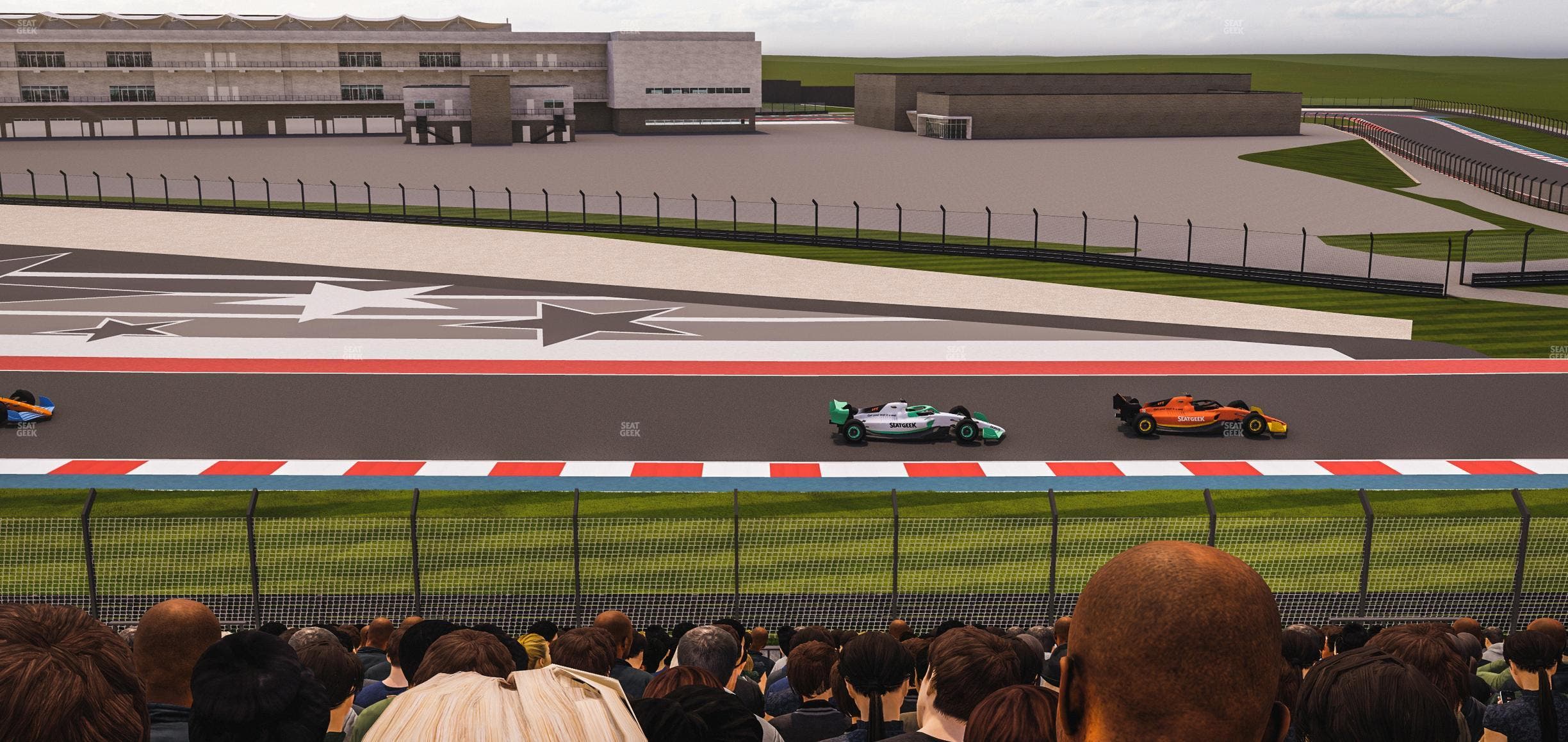 Circuit of The Americas - Section Turn 19 Bleachers 4 Seat View