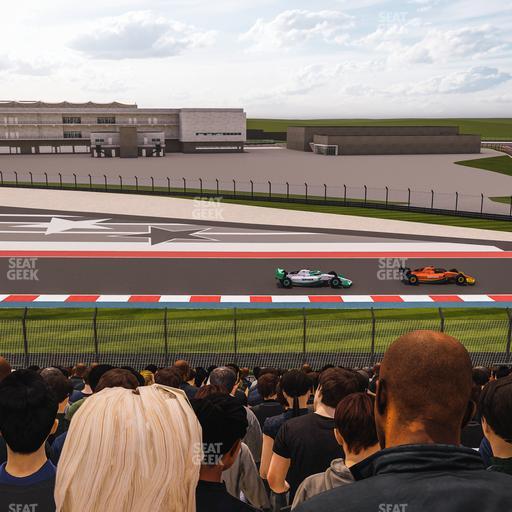 Circuit of The Americas - Section Turn 19 Bleachers 4 Seat View
