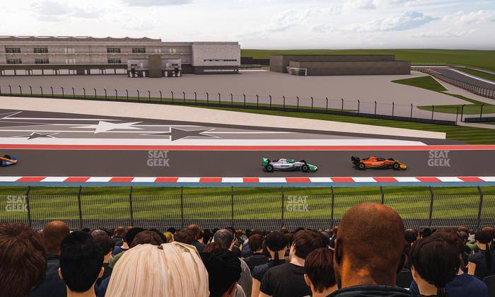 Circuit of The Americas - Section Turn 19 Bleachers 4 Seat View