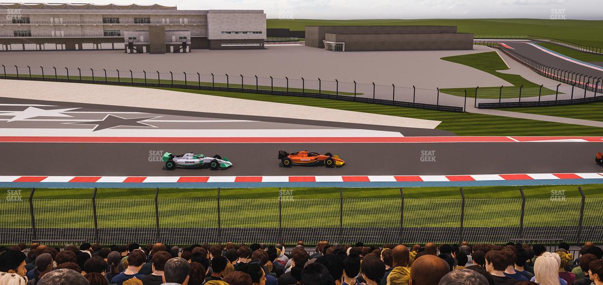 Circuit of The Americas - Section Turn 19 Bleachers 5 Seat View