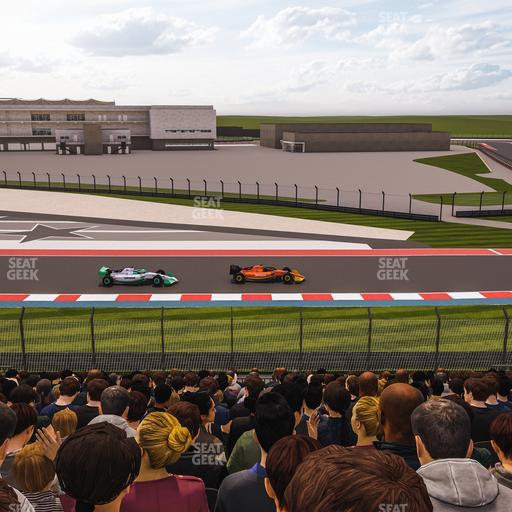 Circuit of The Americas - Section Turn 19 Bleachers 5 Seat View