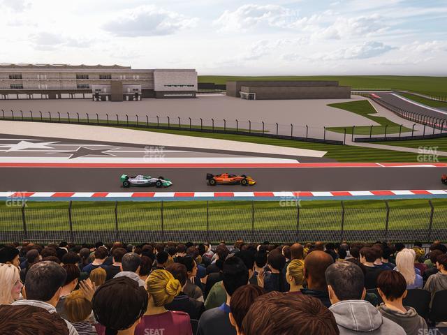 Circuit of The Americas - Section Turn 19 Bleachers 5 Seat View