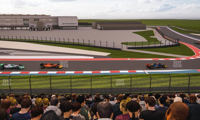 Circuit of The Americas - Section Turn 19 Bleachers 6 Seat View